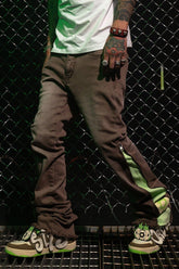 Old Order Logo Zipper Flared Pants - COPPING THREADS - Old Order